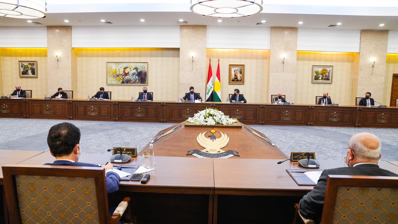 جانب من اجتماع اليوم - صورة: KRG